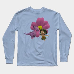 Blossom and the Dragon Long Sleeve T-Shirt